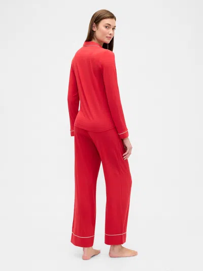 Gap Factory Modal Wide-leg Pj Pants In Red