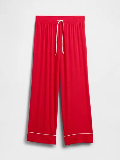 Gap Factory Modal Wide-leg Pj Pants In Red
