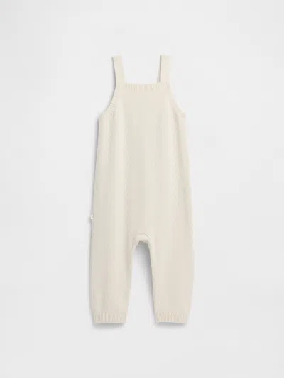Gap Factory Baby Sweater Overalls In Neutral
