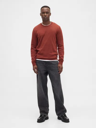 Gap Factory Crewneck Sweater In Burgundy