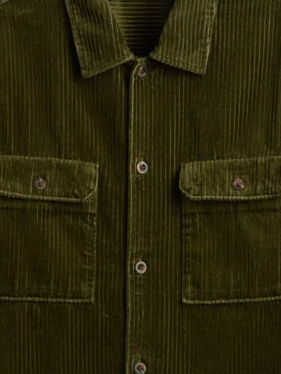 Gap Factory Relaxed Corduroy Overshirt In Green