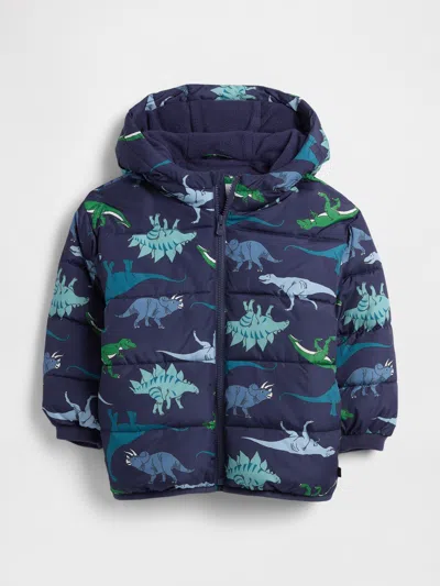 Gap Factory Babygap Coldcontrol Puffer Jacket In Blue