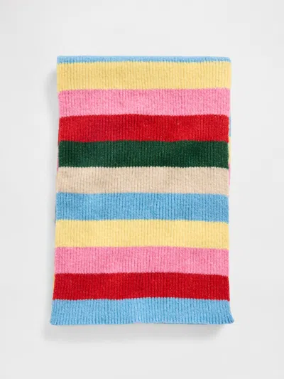 Gap Factory Cashsoft Recycled Ribbed Scarf In Multi