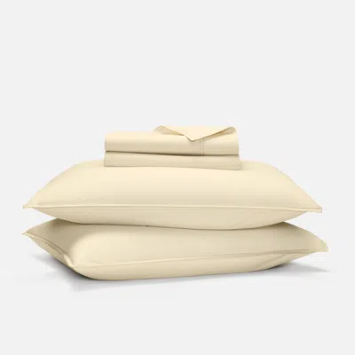 Brooklinen Washed Classic Percale Core Sheet Set Size Twin In Stone In Neutral