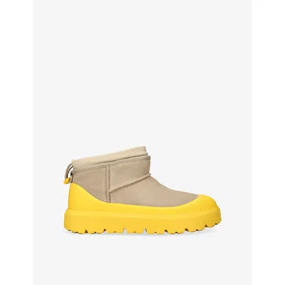 Ugg Classic Ultra Mini Weather Hybrid Boots Mustard In Brown