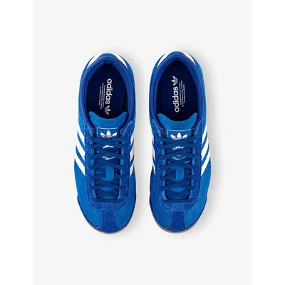 Adidas Originals Womens Team Royal Blue Cream Wh Italia 70s Suede Trainers