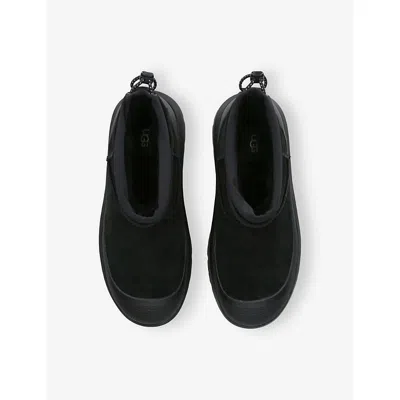 Ugg Suede Classic Ultra Mini Weather Hybrid Ankle Boots In Black