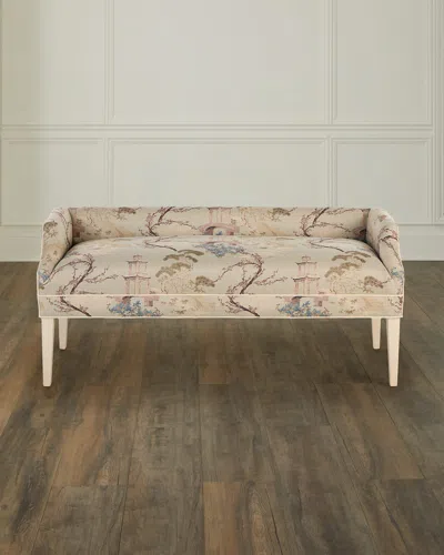Massoud Halston End-of-bed Bench, 70" In Multi