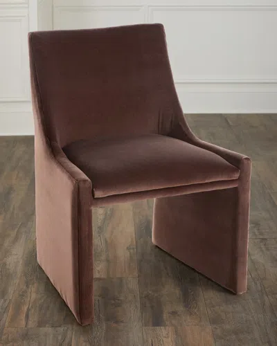 Massoud Hamilton Dining Side Chair In Brown