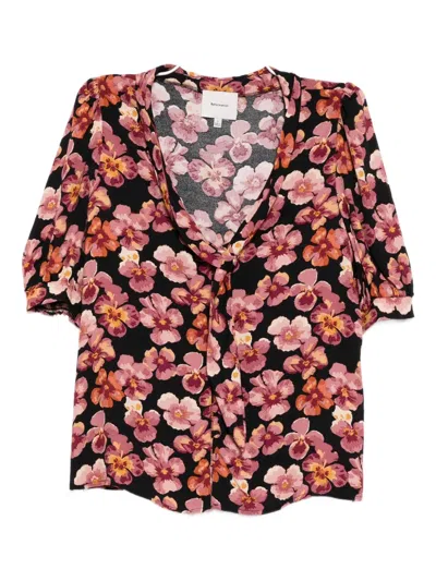 Reformation Joelle Top In Black