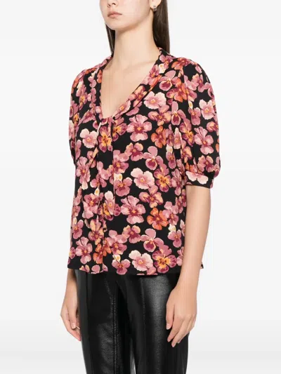 Reformation Joelle Top In Black