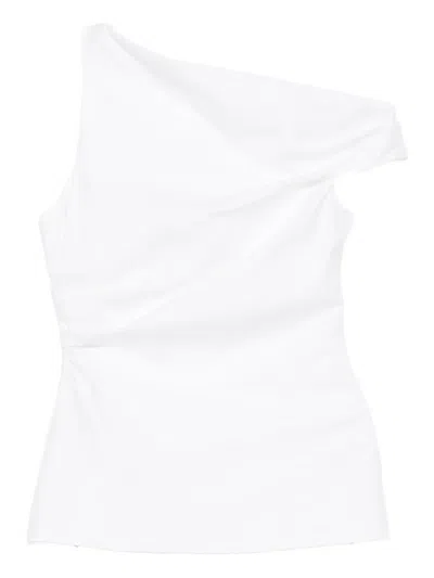 Reformation Dessa Off The Shoulder Top In Gray