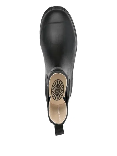 Superga Rubber Boot In Black
