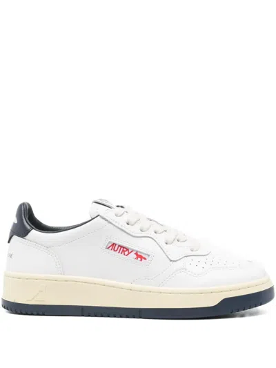 Autry X Maison Kitsune "medalist Low" Sneaker In White