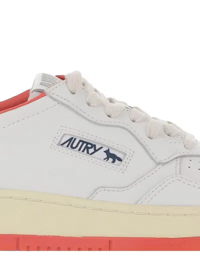 Autry X Maison Kitsune "medalist Low" Sneaker In White