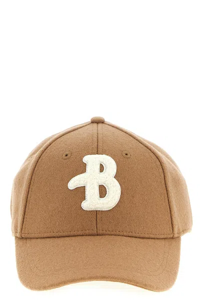 Ballantyne Logo-patch Cap In Brown