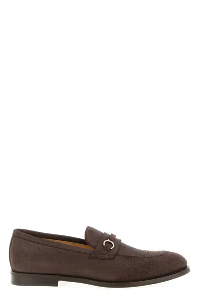Brunello Cucinelli 'penny Loafer' Loafers In Brown