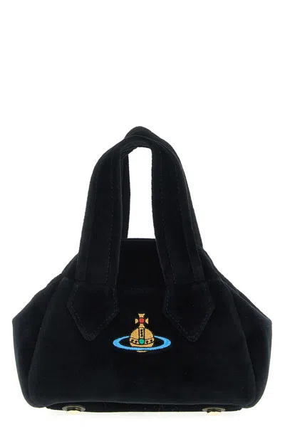 Vivienne Westwood Yasmine Mini Handbag Top Handles In Black