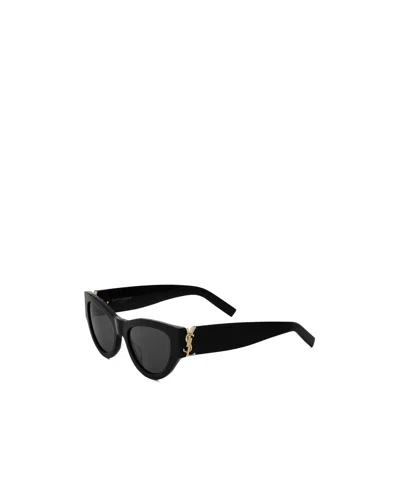 Saint Laurent Full Frame Sunglasses In Black