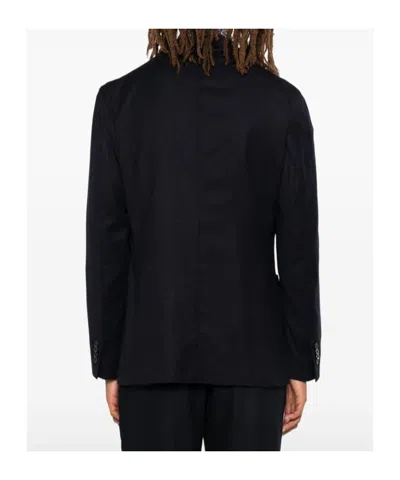 Boglioli Double-breasted Blazer In Black