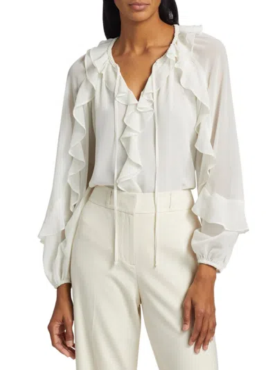 Kobi Halperin Bali Blouse In Ivory In White
