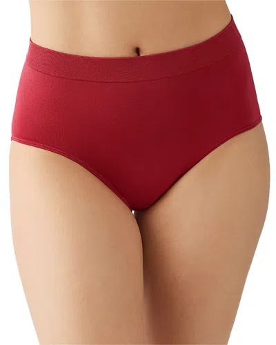 Wacoal B. Smooth Seamless Briefs In Burgundy