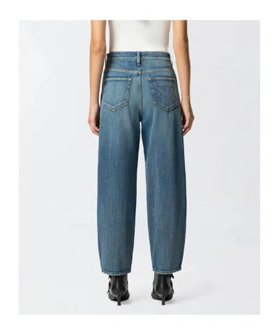 Pinko Soft Denim Balloon-fit Jeans In Blue