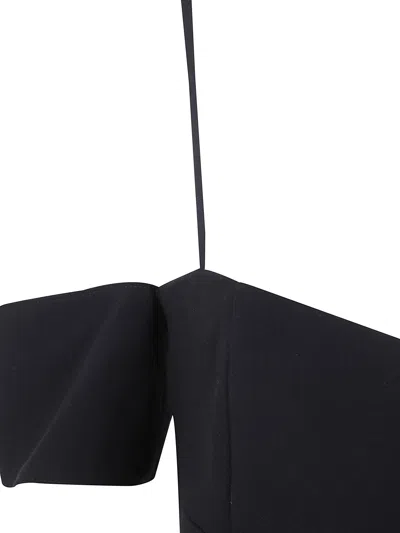 Pinko "gameboy" Double Canvas Dress In Black