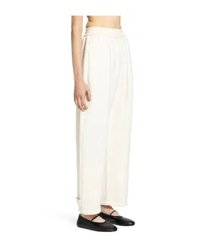 Studio Nicholson Elasticated Waistband Trousers In White
