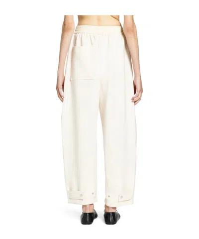 Studio Nicholson Elasticated Waistband Trousers In White