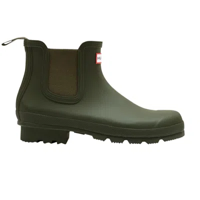Pre-owned Hunter Original Chelsea Boot 'dark Olive' | Green | Men's Size 9