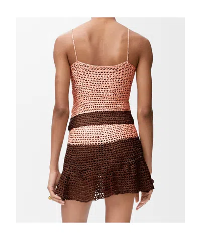 Loewe Top In Silk In Neutral