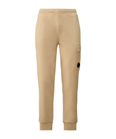 C.p. Company Pocket Lens Trousers In Neutral