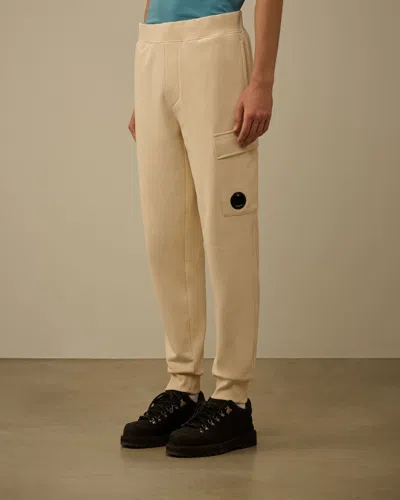 C.p. Company Pocket Lens Trousers In Neutral