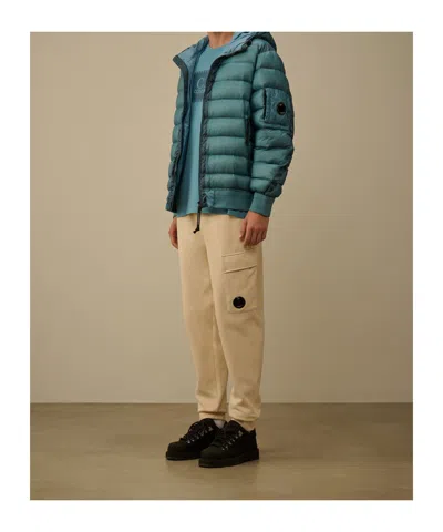 C.p. Company Pocket Lens Trousers In Neutral