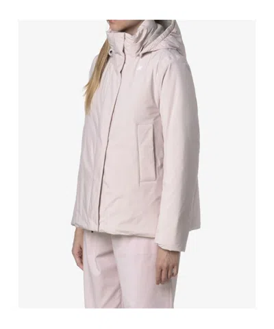 K-way Marlette Soft Touch Waterproof Jacket In White