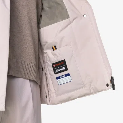 K-way Marlette Soft Touch Waterproof Jacket In White