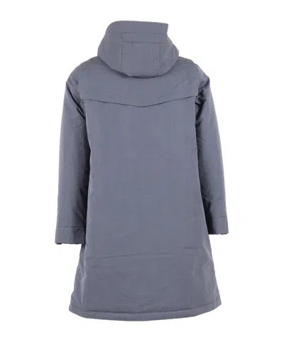K-way Coat  Woman Color Blue In Gray