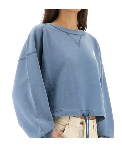 Isabel Marant Étoile Isabel Marant Etoile Margo Sweatshirt With Logo In Blue