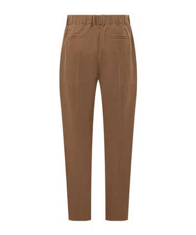 Studio Nicholson Elasticated-drawcord Trousers In Brown