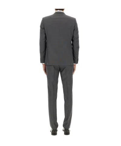 Zegna Wool Dress In Gray