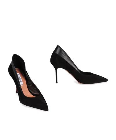 Aquazzura 85mm Guanto Pointed Pumps In Black