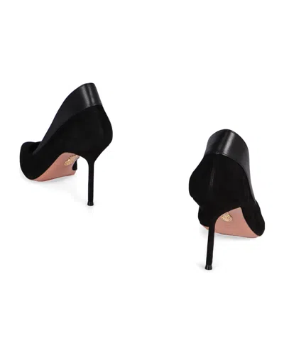 Aquazzura 85mm Guanto Pointed Pumps In Black