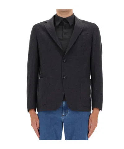 Zegna Shirt Jacket In Black