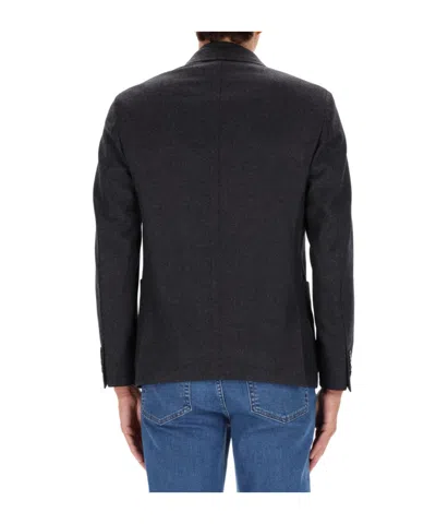 Zegna Shirt Jacket In Black
