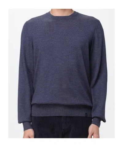 Fay Crew Neck Sweater In Blue