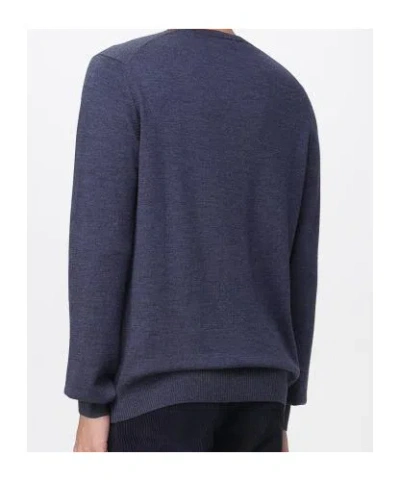 Fay Crew Neck Sweater In Blue