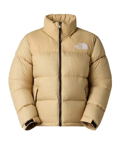 The North Face 1996 Retro Nuptse Khaki Stone Down Jacket In Brown