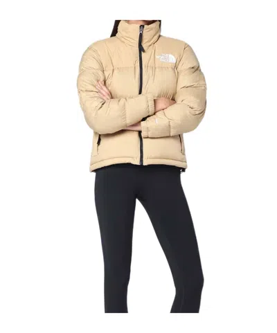 The North Face 1996 Retro Nuptse Khaki Stone Down Jacket In Brown