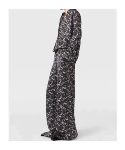 Stella Mccartney Lace Print Oversized Drawstring Pants In Multi